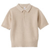 Jungen Strick-Poloshirt unifarben