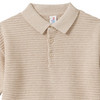 Jungen Strick-Poloshirt unifarben