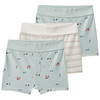 3 Baby Boxer mit Bio-Baumwolle