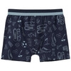 3 Jungen Boxer mit Fußball-Motiven
