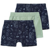 3 Jungen Boxer mit Fußball-Motiven