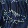 3 Jungen Boxer mit Fußball-Motiven