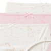 3 Mädchen Slips mit Pferde-Motiven