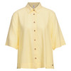 Damen Leinen-Bluse mit Hemdkragen