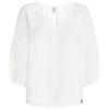 Damen Leinen-Bluse mit Knopfleiste