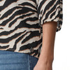 Damen Leinen-Bluse mit Knopfleiste