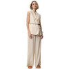 Damen Leinen-Hose mit weitem Bein