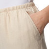Damen Leinen-Hose mit weitem Bein
