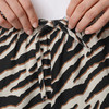 Damen Leinen-Hose mit weitem Bein