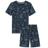 Jungen Shorty mit Fußball-Motiven