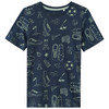 Jungen Shorty mit Fußball-Motiven