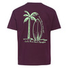 Heren T-shirt met print achterop