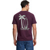 Heren T-shirt met print achterop