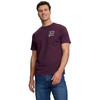 Heren T-shirt met print achterop