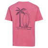 Heren T-shirt met print achterop