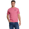 Heren T-shirt met print achterop