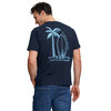 Heren T-shirt met print achterop