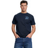 Heren T-shirt met print achterop