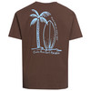 Heren T-shirt met print achterop
