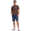 Heren T-shirt met print achterop