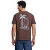 Heren T-shirt met print achterop