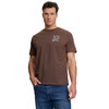 Heren T-shirt met print achterop
