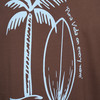 Heren T-shirt met print achterop