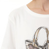 Damen T-Shirt mit verziertem Print