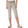Damen Capri-Jeans mit Gürtel