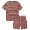 Jungen Musselin-Set mit Shirt und Shorts