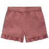 Mädchen Musselinshorts mit Rüschen