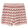 Mädchen Strick-Set mit Shirt und Shorts