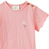 Baby T-Shirt mit Blumen-Stickerei