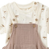 Newborn Set mit Latzhose und T-Shirt