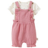 Newborn Set mit Latzhose und T-Shirt