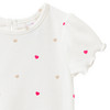 2 Newborn T-Shirt mit Rippstruktur