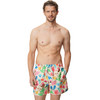 Herren Badeshorts mit Allover-Print