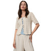 Damesvest met ajourpatroon