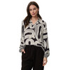 Damen Bluse in gekreppter Optik
