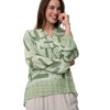 Damen Bluse in gekreppter Optik
