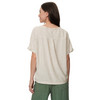 Damen Leinen-Bluse mit Brusttasche