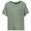 Damen Leinen-Bluse mit Brusttasche