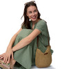 Linnen damesblouse met knopen
