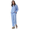 Damen Leinen-Bluse mit Brusttasche