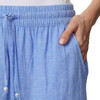 Damen Leinen-Hose mit Tunnelzug