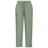 Damen Leinen-Hose mit Tunnelzug