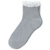1 Paar Damen Sneaker-Socken mit Spitze