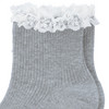 1 Paar Damen Sneaker-Socken mit Spitze