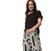 Damen Hose mit Smokbund