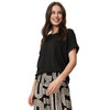 Damen T-Shirt aus strukturiertem Material